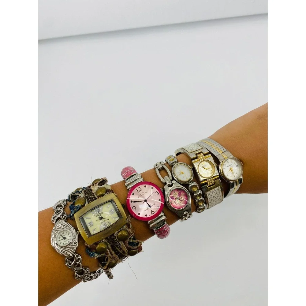Mixed Lot Y2K‎ Wristwatches Women OS Multi-Color Vintage Aesthetic